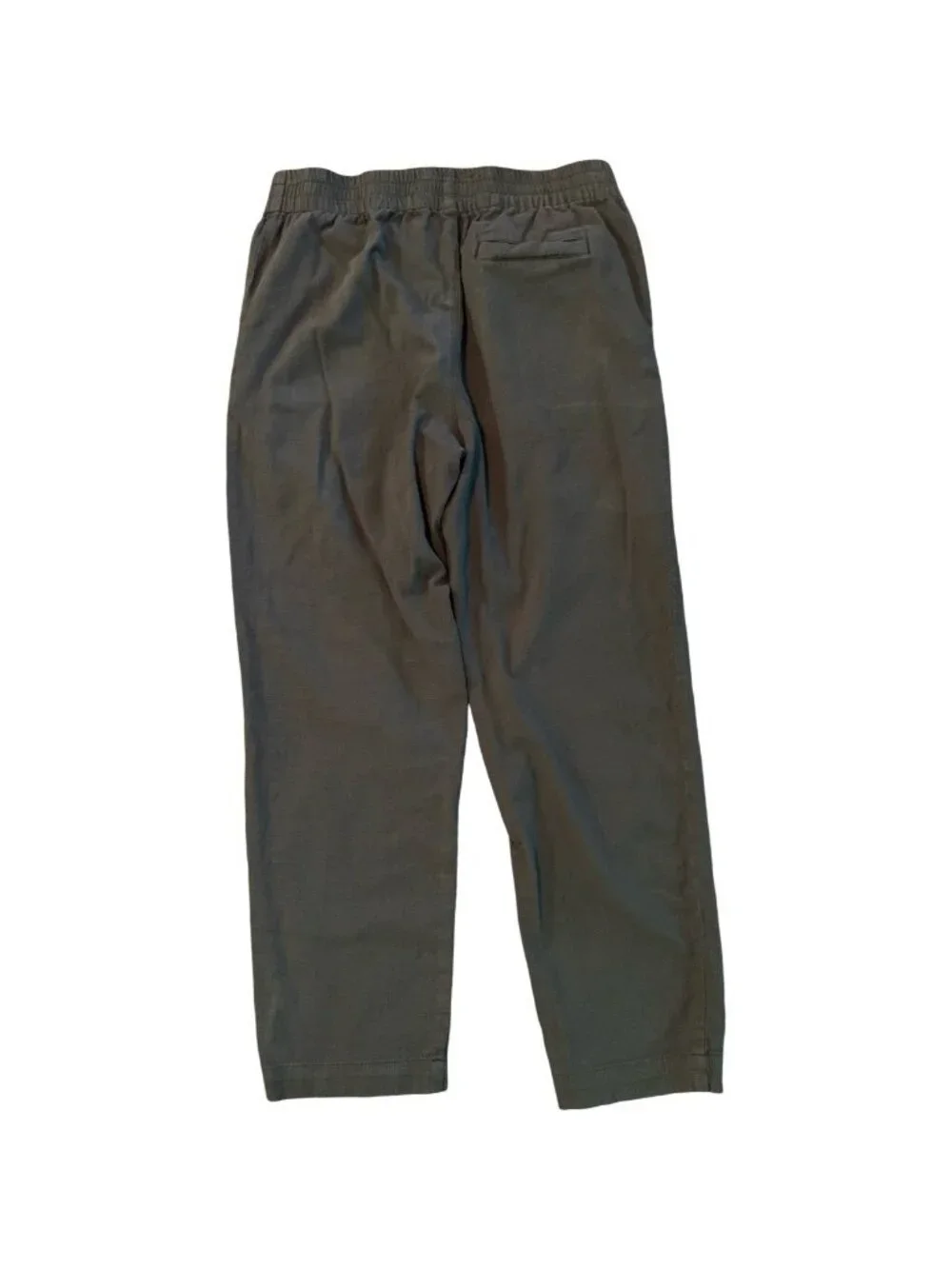Marine Layer Allison Pant Women Tencel Zipper Button Fly Elastic Back  blue Sz S